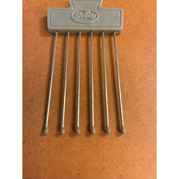 Vintage Goody Comfort Tip HAIR LIFT 80's Retro Stainless Hair Pick Gray + One - Picture 4 of 6